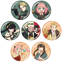 SPY x FAMILY Capsule Can Badge Collection [All 7 type set(Full Complete)]