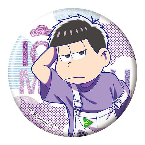 TV Anime Osomatsu-san Capsule Can Badge Collection [4.Ichimatsu]