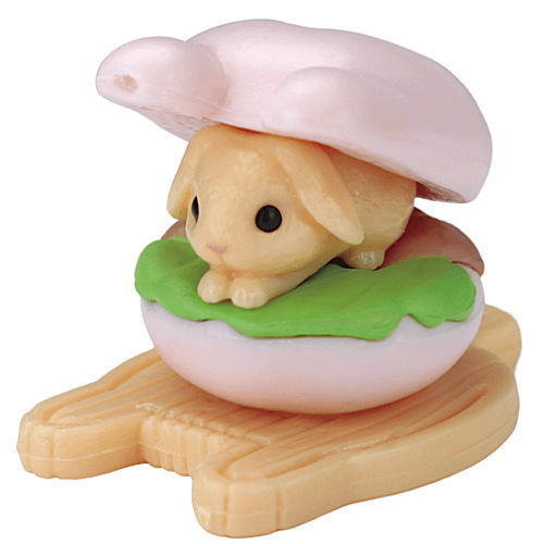 Rabbit cafe [5.Berry bagel set]