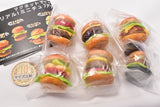 Magnet de tsunagaru Super Real Miniature hamburger [All 6 type set(Full Complete)]