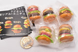 Magnet de tsunagaru Super Real Miniature hamburger [Normal 5 type set(Super Rare are NOT including)]