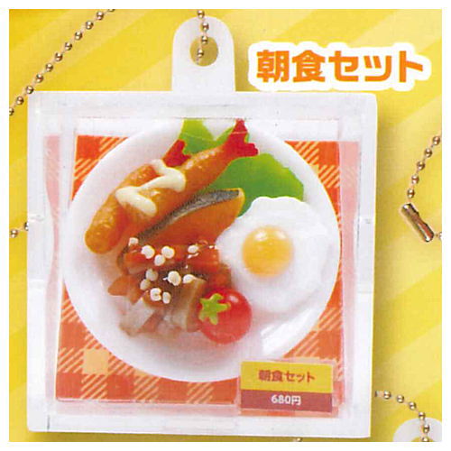 Family restaurant showcase mascot regular menu edition [1.Breakfast set]