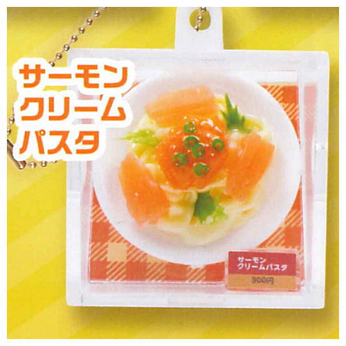 Family restaurant showcase mascot regular menu edition [6.Salmon cream pasta]