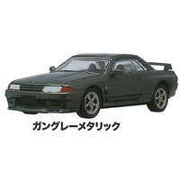 MONO 1/64 scale minicar SKYLINE GT-R R32 NISSAN COLLECTION [1.Gun-Gray Metallic]