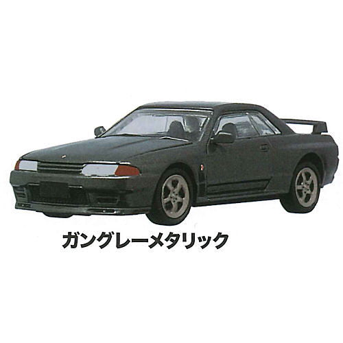MONO 1/64 scale minicar SKYLINE GT-R R32 NISSAN COLLECTION [1.Gun-Gray Metallic]