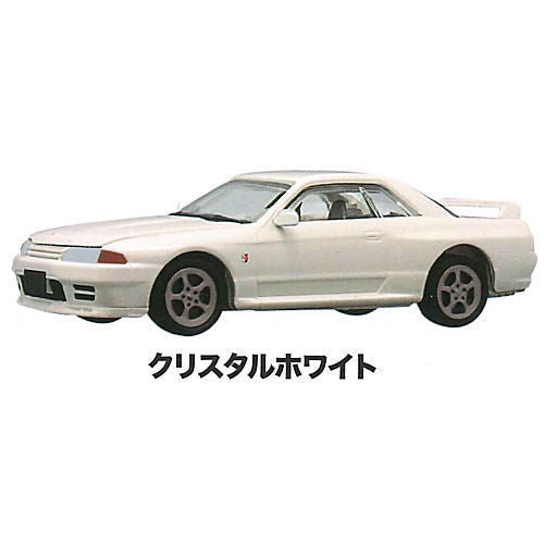 MONO 1/64 scale minicar SKYLINE GT-R R32 NISSAN COLLECTION [2.Crystal White]