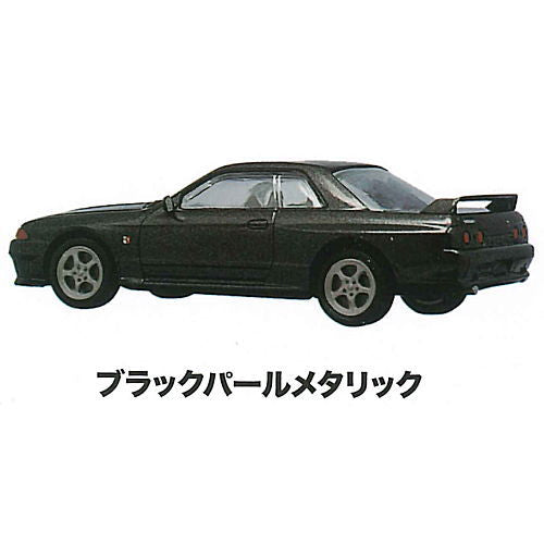MONO 1/64 scale minicar SKYLINE GT-R R32 NISSAN COLLECTION [4.Black Pearl Metallic]