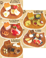 Nyanko bread on wood board [All 5 type set (Full Complete)]