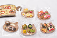 Nyanko bread on wood board [All 5 type set (Full Complete)]