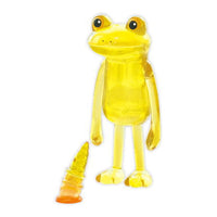 Subetegaoshimaininatta Frog mascot figure clear version [4.Yellow frog and orange ice cream]