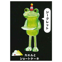 Subetegaoshimaininatta Frog mascot figure clear version [6.Secret: Frog and shortcake]