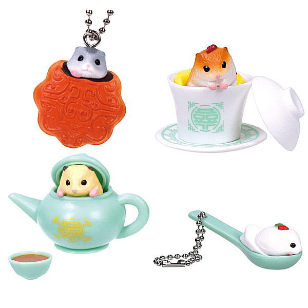 Yumcha Hamster jade [Assorted 4 type set (1.Geppei and Jungarian/2.Chinese tea and Kinkuma/3.Annin tofu and off-white/4.Ogyochi and Golden)]