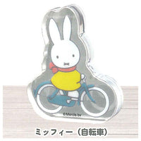 Miffy Narabete! Upright Acrylic mascot [2.Miffy (bicycle)]