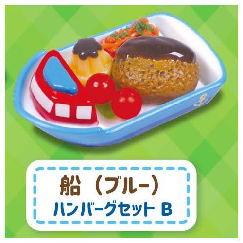 Okosama Lunch Mascot Part.4 [4.Ship (blue) hamburger set B]