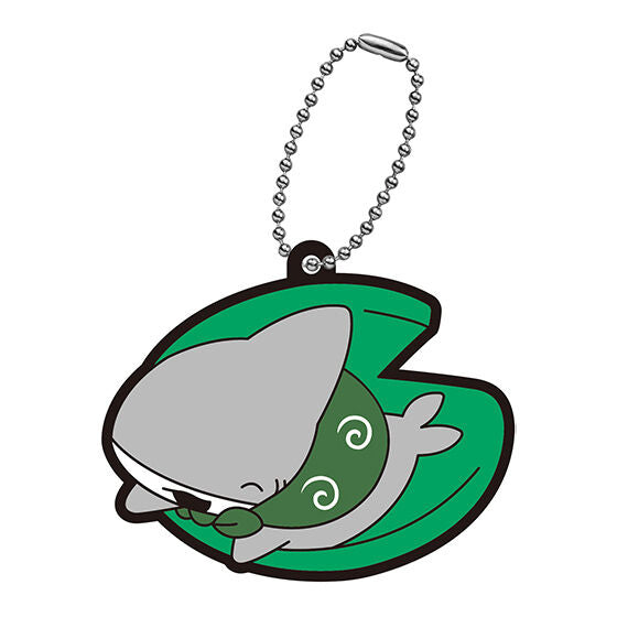 Odekake Child Shark Capsule Rubber Mascot [1.Hasunoha]