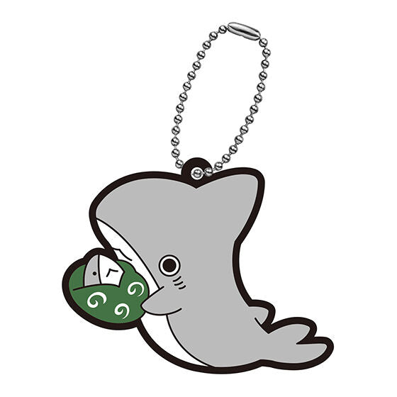 Odekake Child Shark Capsule Rubber Mascot [2.Dakko]