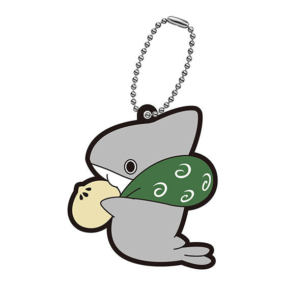 Odekake Child Shark Capsule Rubber Mascot [5.Nikuman]