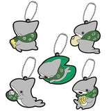 Odekake Child Shark Capsule Rubber Mascot [All 5 type set (Full Complete)]