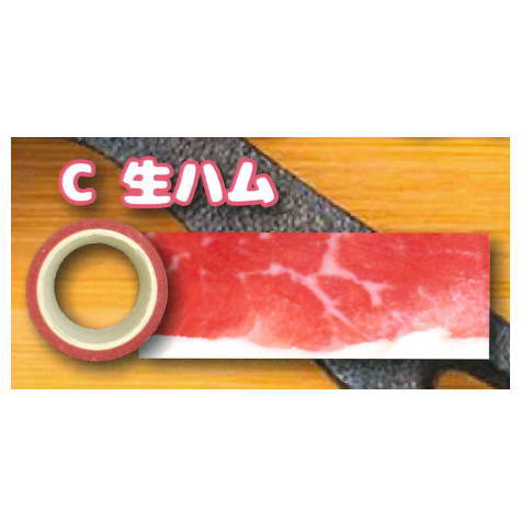 Anything Western food! Bacon masking tape [3.Prosciutto]