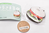 Usamaru Pukkuri Rubber Magnet [5.Usamaru Burger]