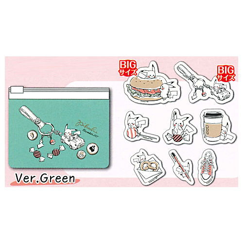 Pokemon Vinyl pouch Sticker Part2 [2.Ver.Green]