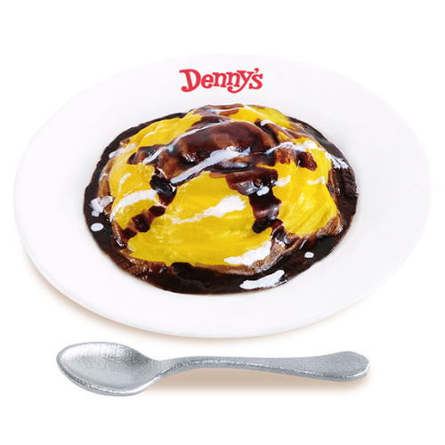 Denny's Restaurant Miniature Collection [2.Toro-ri Egg and cheese omelet rice]