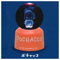 Sanrio Characters Hapidanbui 3D Clear Ball Light [6.Pochacco]