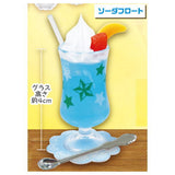 Super real! Retro glass drink mascot [3.Soda float]