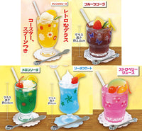 Super real! Retro glass drink mascot [All 5 type set (Full Complete)]