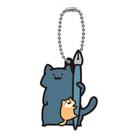 Obungutoissho capsule rubber mascot nanodesu [4.Cat and cartoon pen]