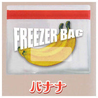 Frozen zipper clear pouch [4.Banana]