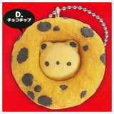 Siretoco Donut Ball chain Miniature Collection [4.Chocolate chips]