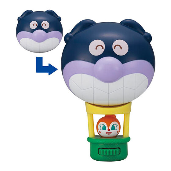 Anpanman Okkina Nekkikyu Mascot [2.Baikinman Nekkikyu + Dokin-chan]