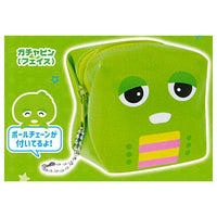 Gachapin Mukku Cube Pouch [1.Gachapin (face)]