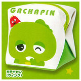 Gachapin Mukku Cube Pouch [3.Gachapin (wink)]