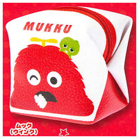 Gachapin Mukku Cube Pouch [4.Mukku]