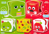 Gachapin Mukku Cube Pouch [All 5 type set(Full Complete)]