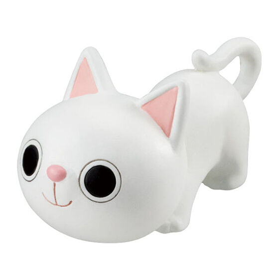 Glasses holder Capsule Meganekko [1.A pattern White cat A]