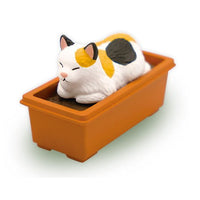 Pokapoka Planter cat mascot figure [6.Mikeneko]