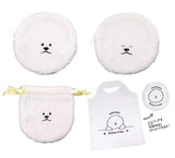 Manmaru Bichon Frise plush toy pouch [All 4 type set (Full Complete)]