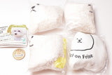 Manmaru Bichon Frise plush toy pouch [All 4 type set (Full Complete)]