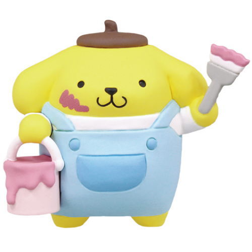 Sanrio Characters Paint figure [4.Pompompurin]