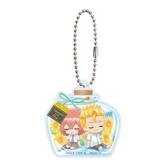 Tokyo Revengers Punitop Acrylic Charm In a small bottle [4.Takemichi & Hinata]