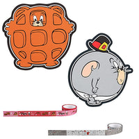 TOM & JERRY Capsule Goods Collection [Assorted 4 type set (3.Rubber coaster (Jerry)/4.Rubber coaster (Tuffy)/5.Masking tape A/6.Masking tape B)]