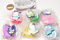 Sanrio Characters Hapidanbui Balloon Reel Key Chain [All 6 type set(Full Complete)]