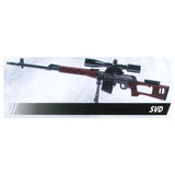 Die-cast 1/12 size Sniper Rifle mascot [4.SVD]