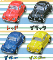 1/64 Volkswagen VW type1 Beetle Diecast Pullback Mini Car [All 4 type set (Full Complete)]