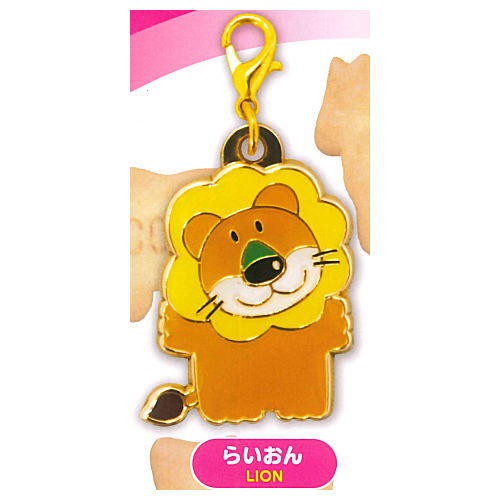 GINBIS Tabekko Animal Metal charm vol.1 [1.Lion]