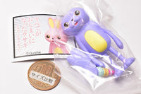 Subetegaoshimaininatta Rabbit mascot figure [5.Purple rabbit and double ice cream]