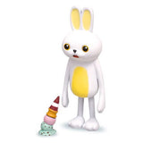 Subetegaoshimaininatta Rabbit mascot figure [6.White rabbit and double ice cream]